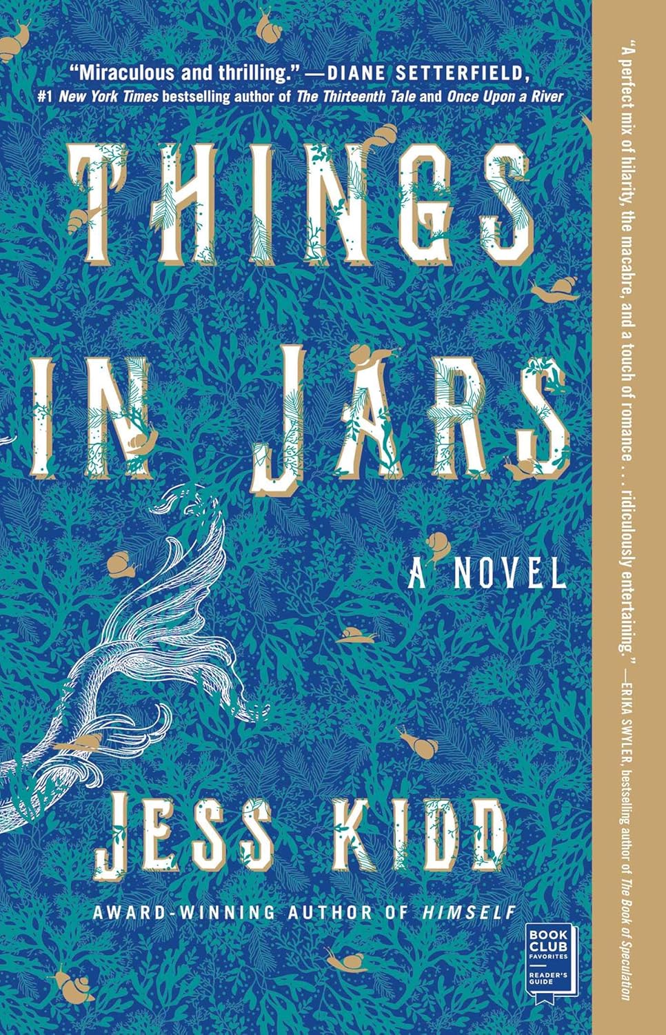 Things in Jars by Jess Kidd book cover