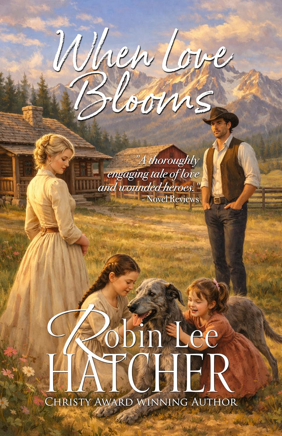 When Love Blooms by Robin Lee Hatcher book cover