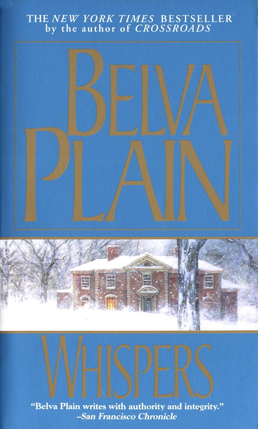 Whispers by Belva Plain book cover