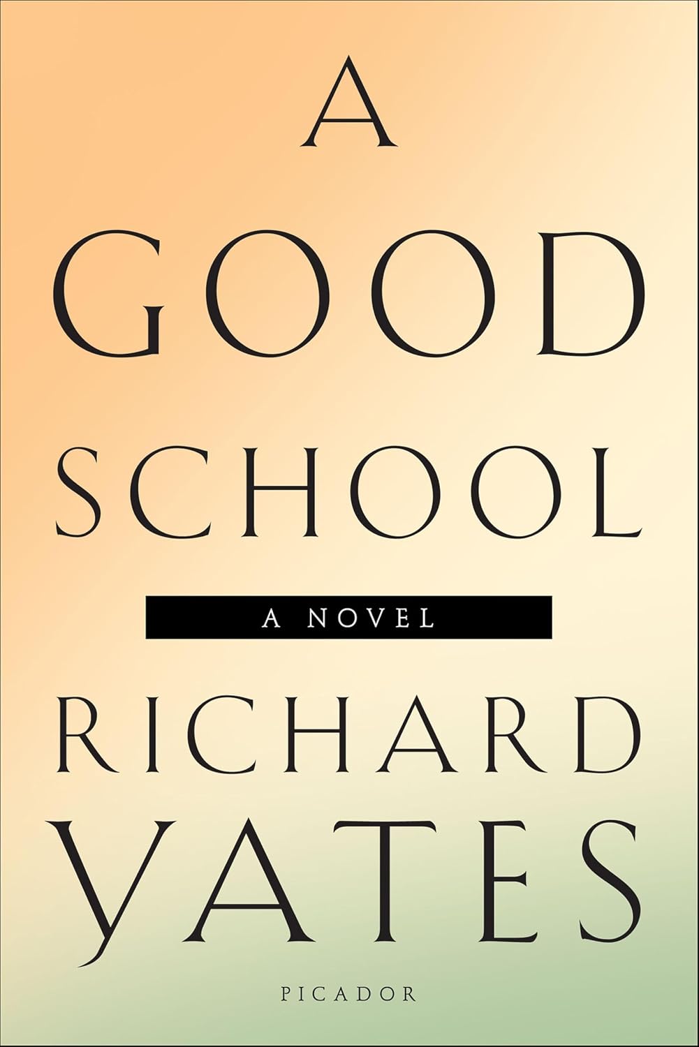 A Good School by Richard Yates book cover