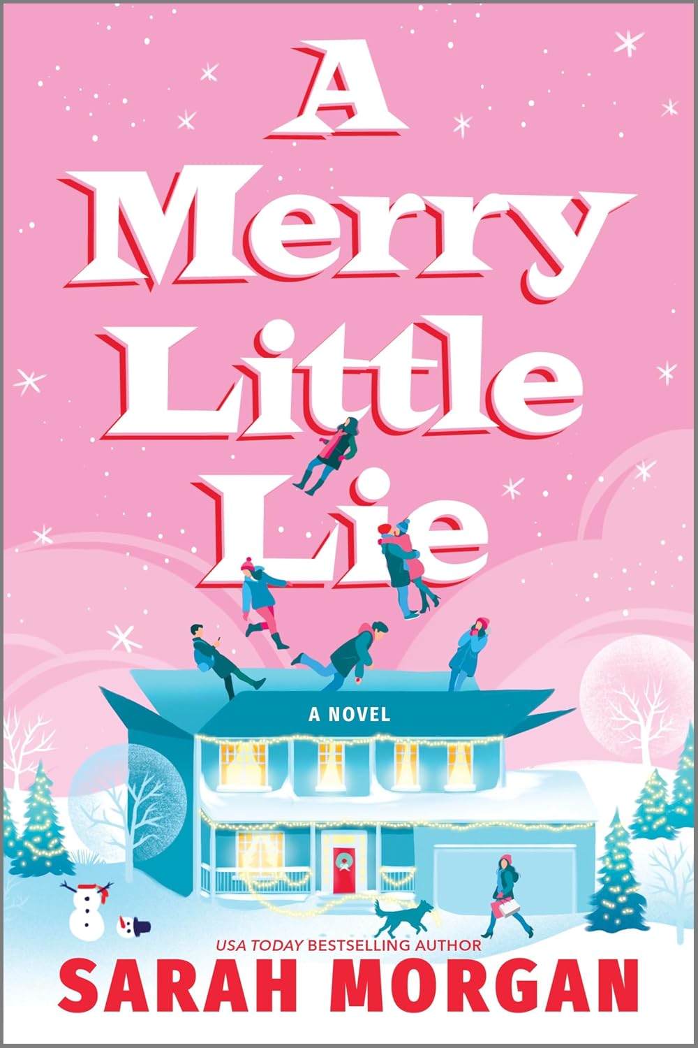 A Merry Little Lie by Sarah Morgan book cover