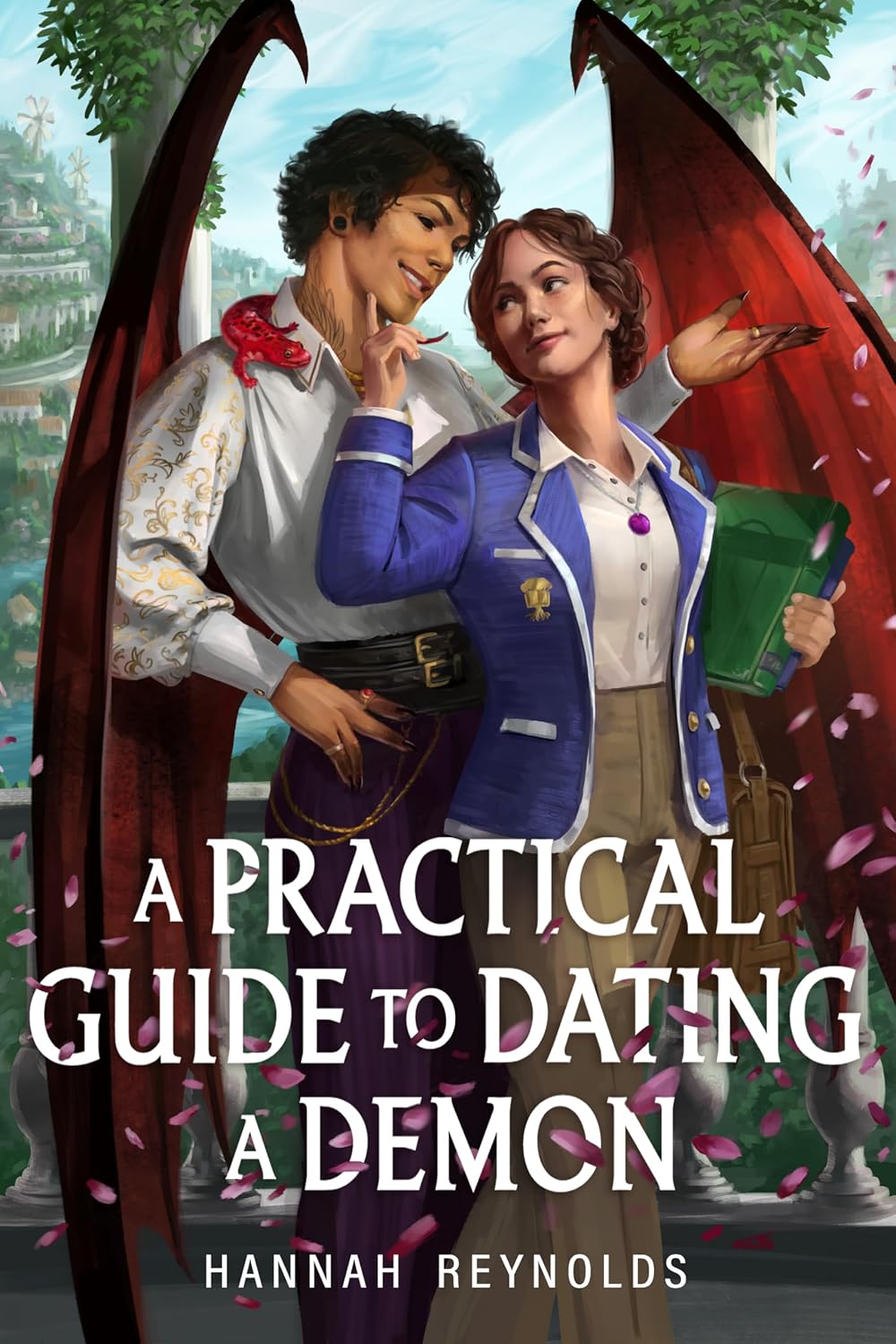 A Practical Guide to Dating a Demon by Hannah Reynolds book cover