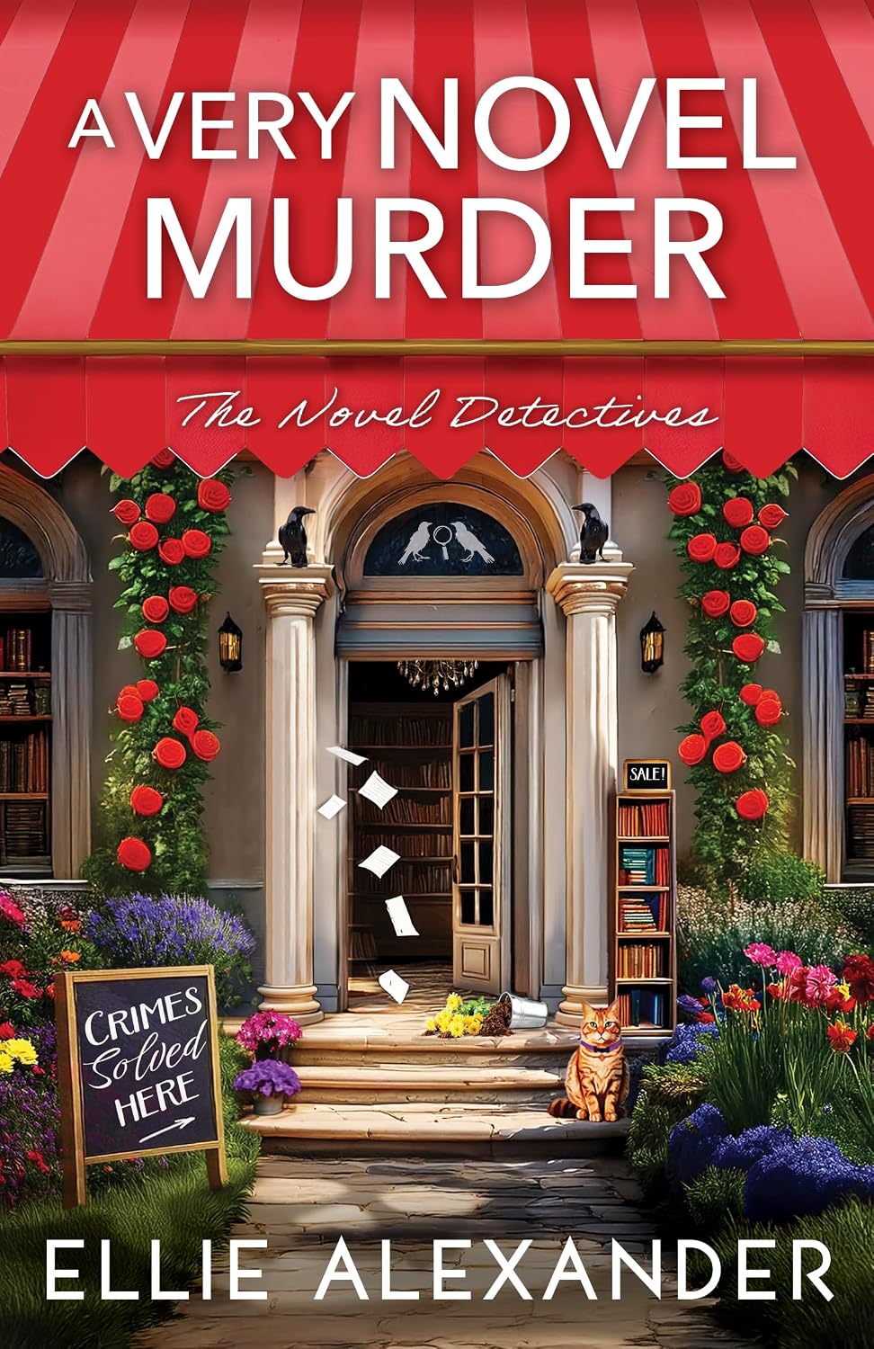 A Very Novel Murder by Ellie Alexander book cover