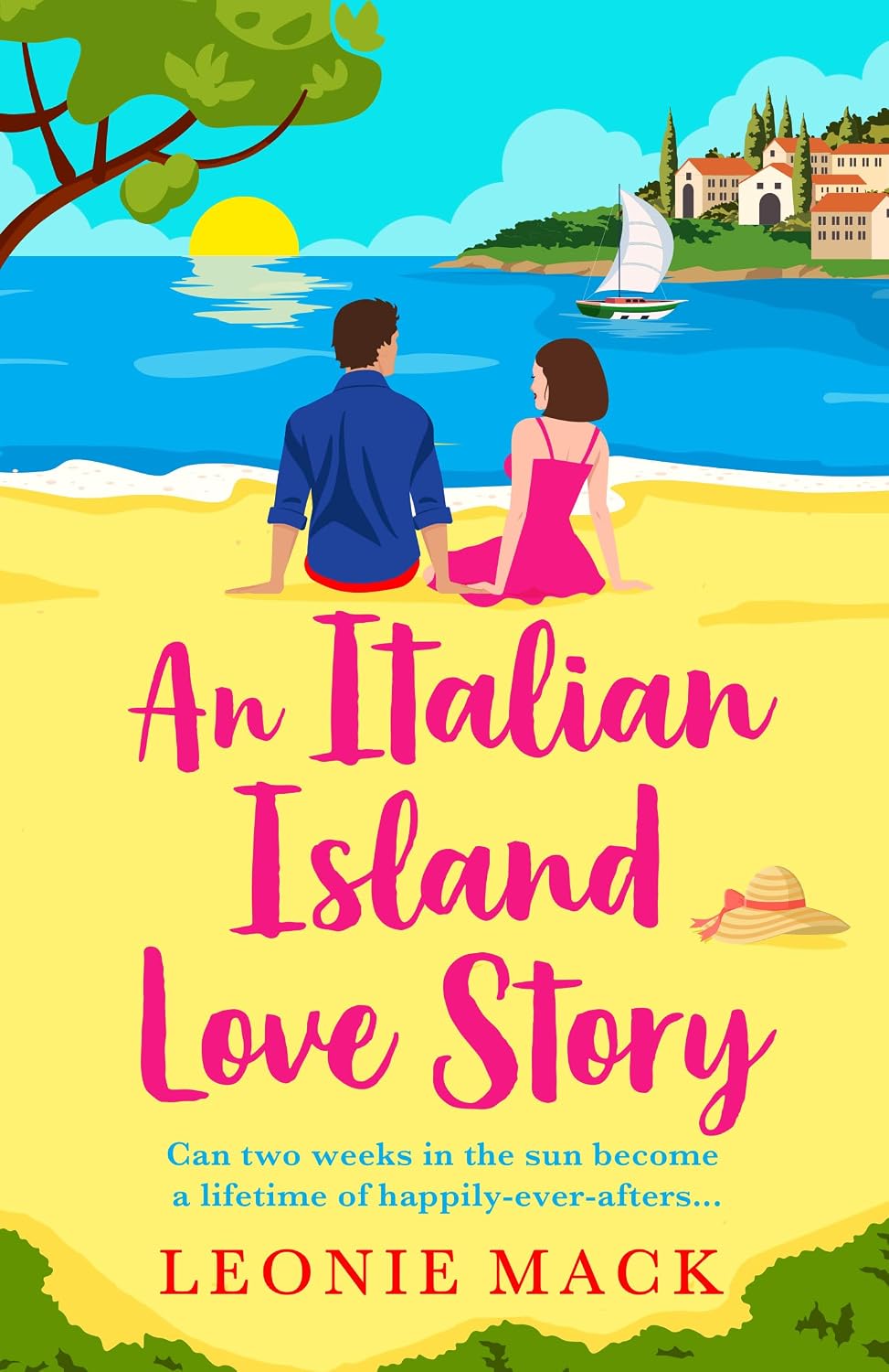An Italian Island Love Story by Leonie Mack book cover