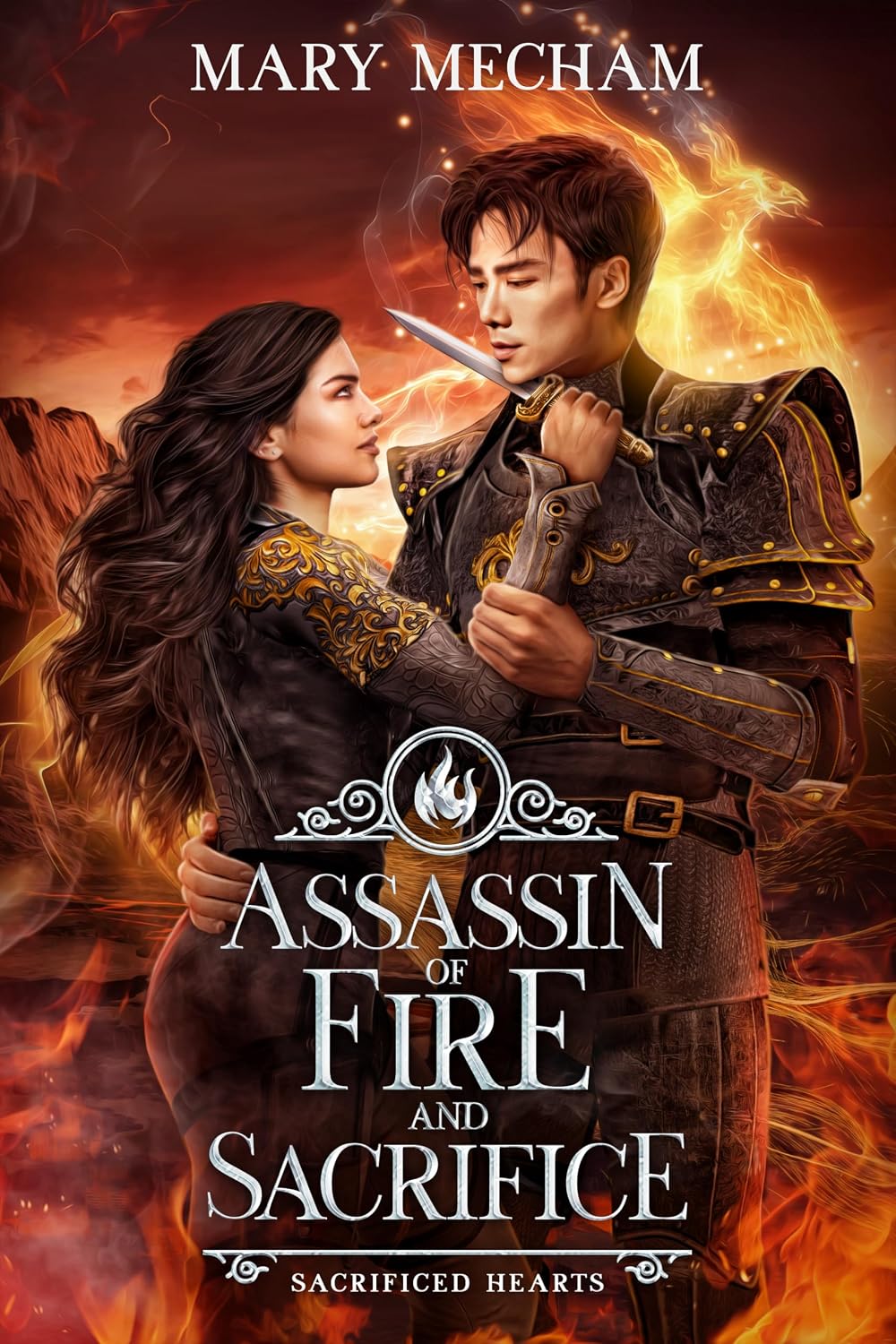 Assassin of Fire and Sacrifice by Mary Mecham book cover