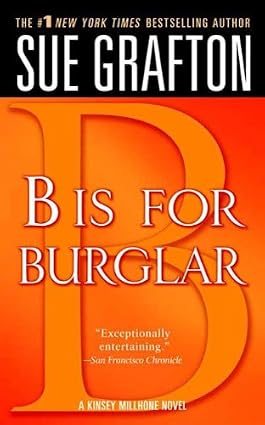 B Is for Burglar by Sue Grafton book cover