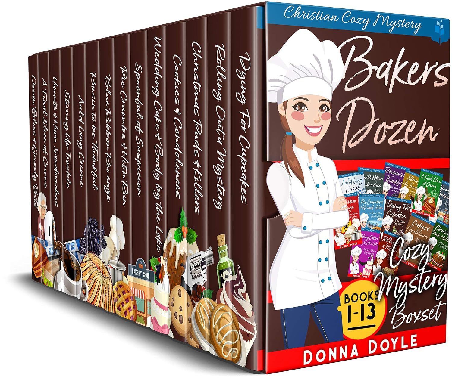 Baker’s Dozen Cozy Mystery (Books 1–13) by Donna Doyle book cover