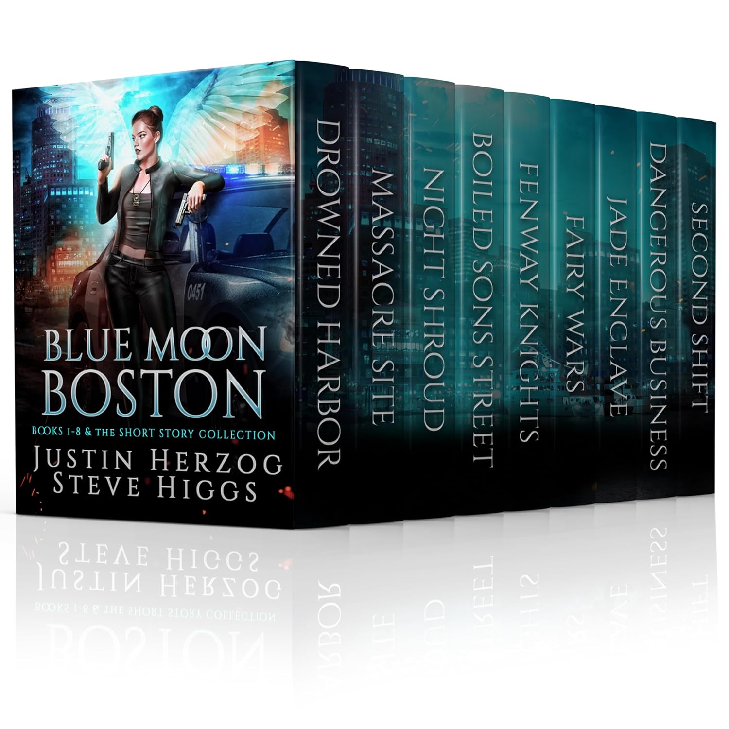 Blue Moon Boston (Books 1–8) by Steve Higgs book cover