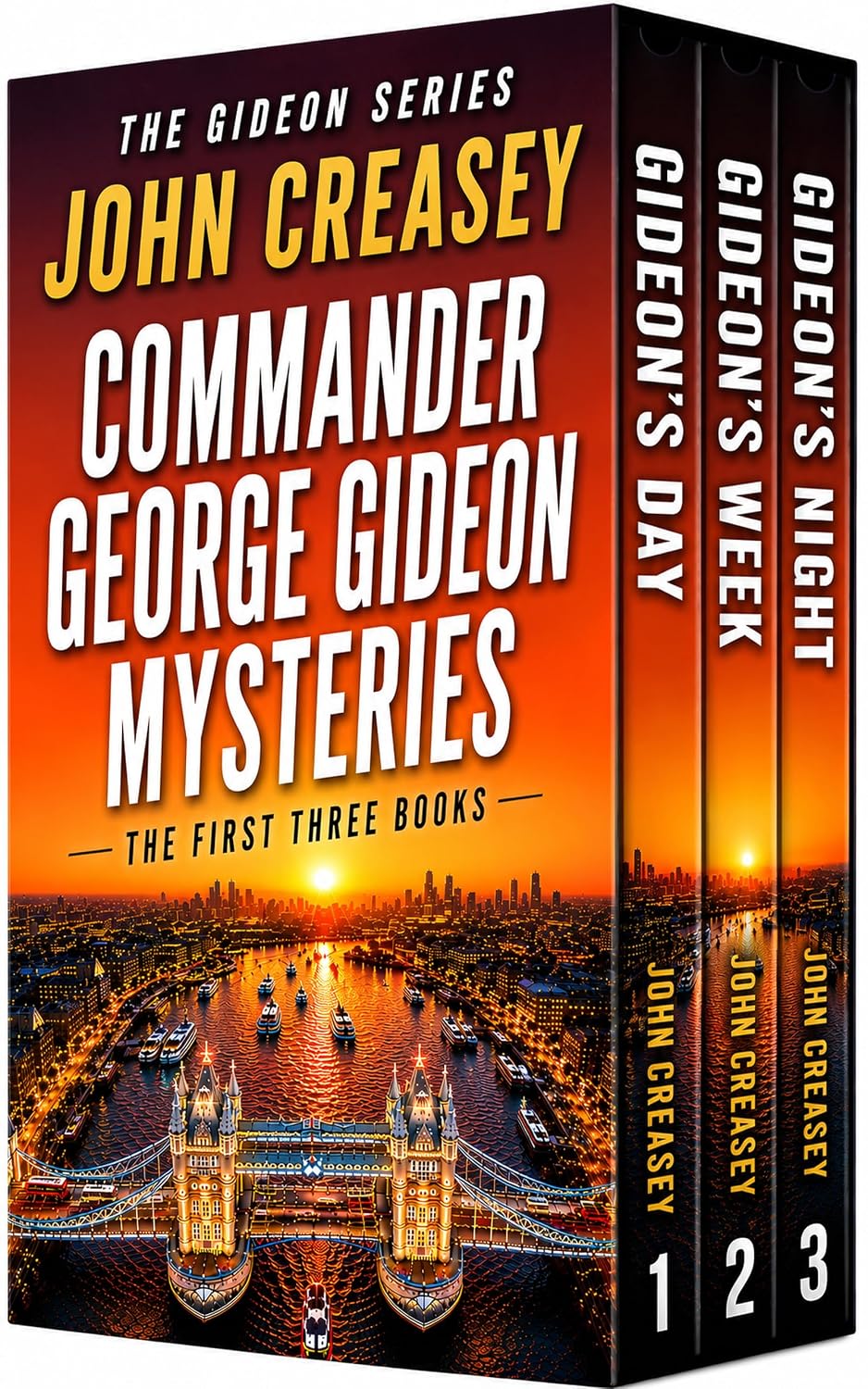 Commander George Gideon Mysteries (The First Three Books) by John Creasey book cover