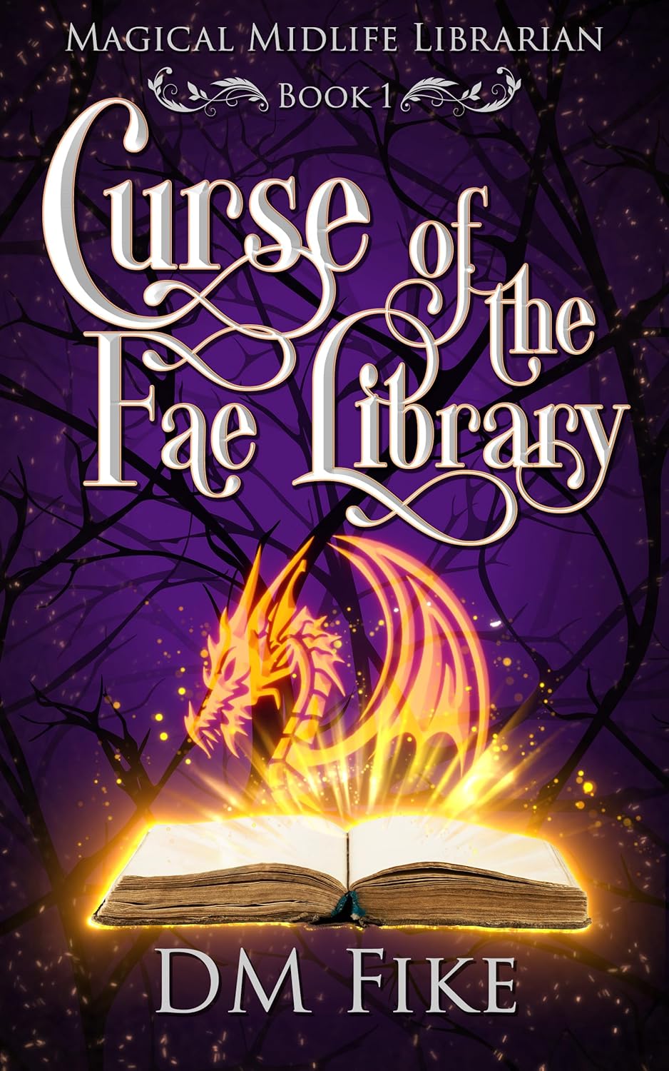 Curse of the Fae Library by DM Fike book cover