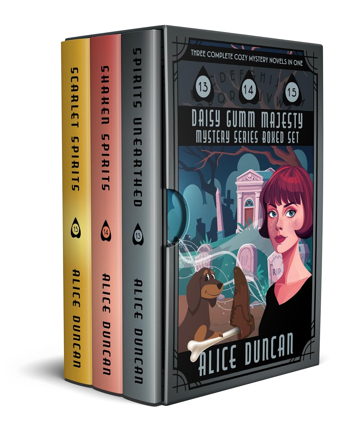 Daisy Gumm Majesty Mystery Series (Books 13–15) by Alice Duncan book cover