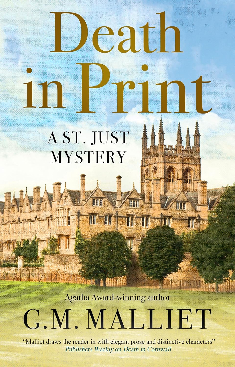 Death in Print by G. M. Malliet book cover