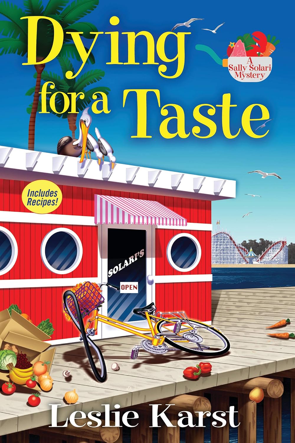 Dying for a Taste by Leslie Karst book cover