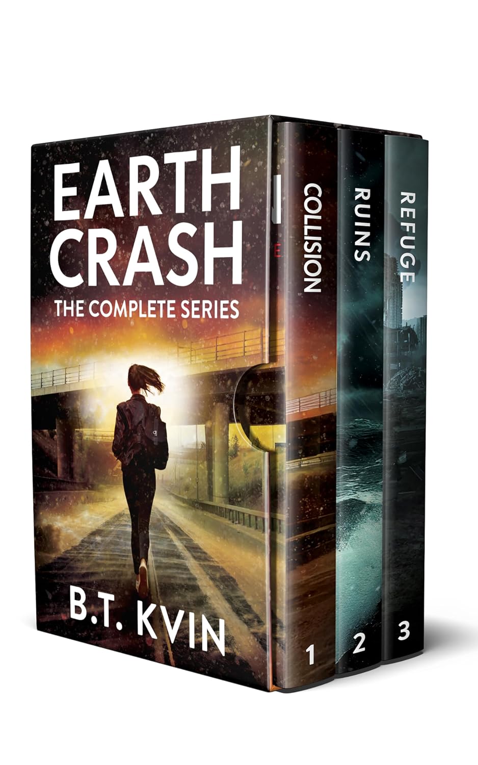 Earth Crash (Complete Series) by B.T. Kvin book cover