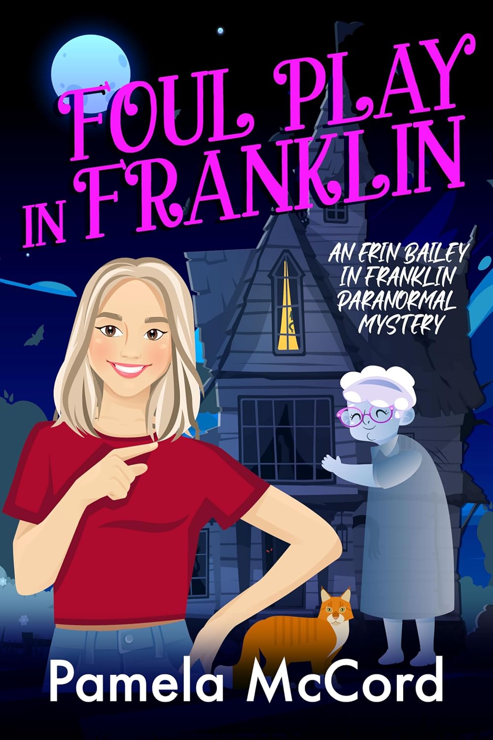 Foul Play in Franklin by Pamela McCord book cover