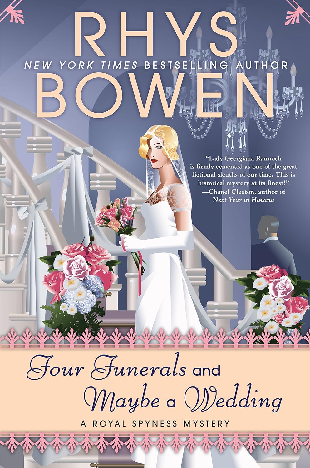 Four Funerals and Maybe a Wedding by Rhys Bowen book cover