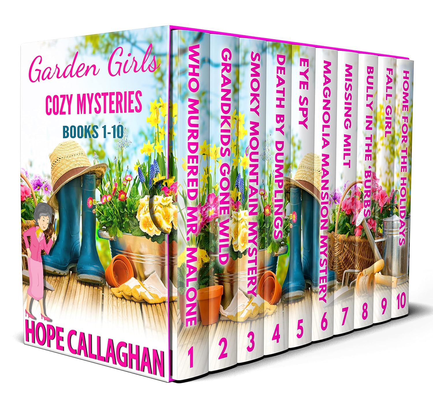 Garden Girls Cozy Mysteries (Books 1–10) by Hope Callaghan book cover