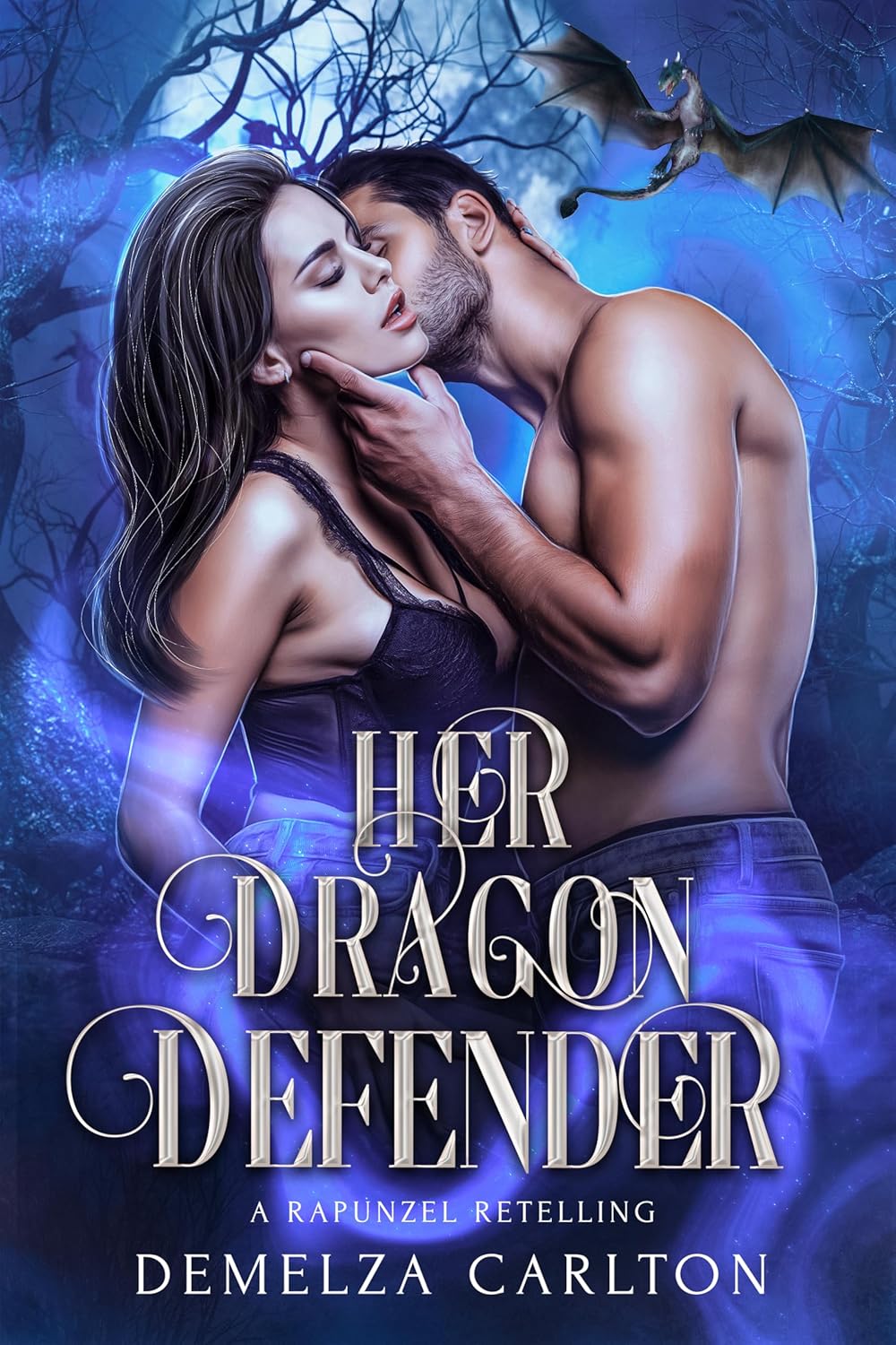 Her Dragon Defender by Demelza Carlton book cover