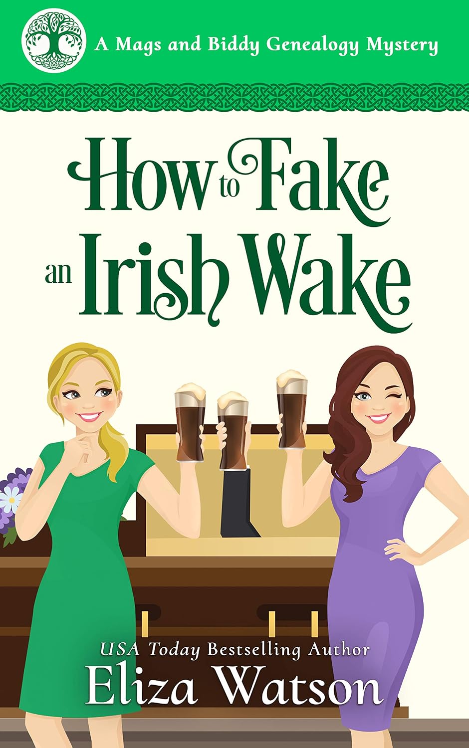 How to Fake an Irish Wake by Eliza Watson book cover