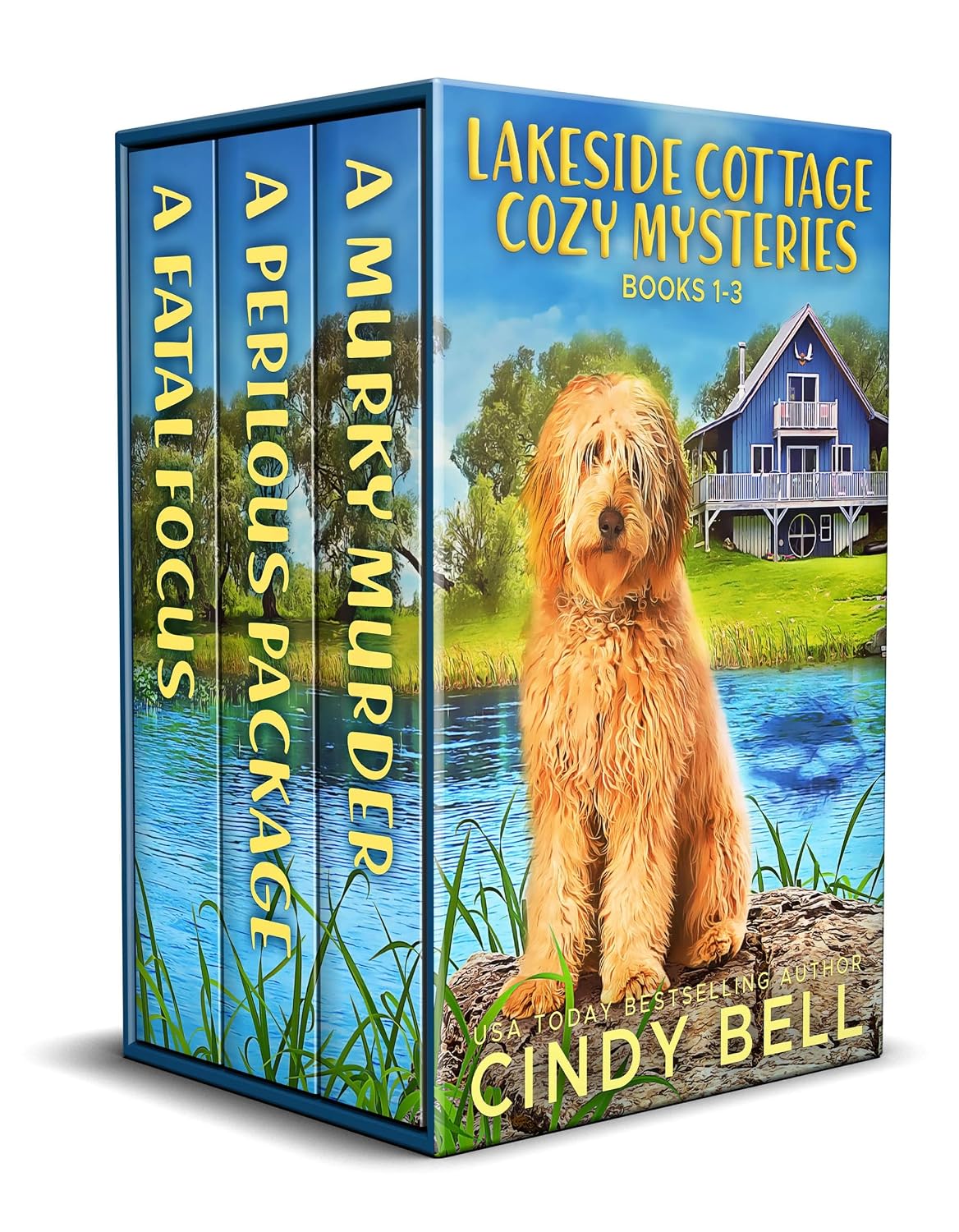 Lakeside Cottage Cozy Mysteries (Books 1–3) by Cindy Bell book cover