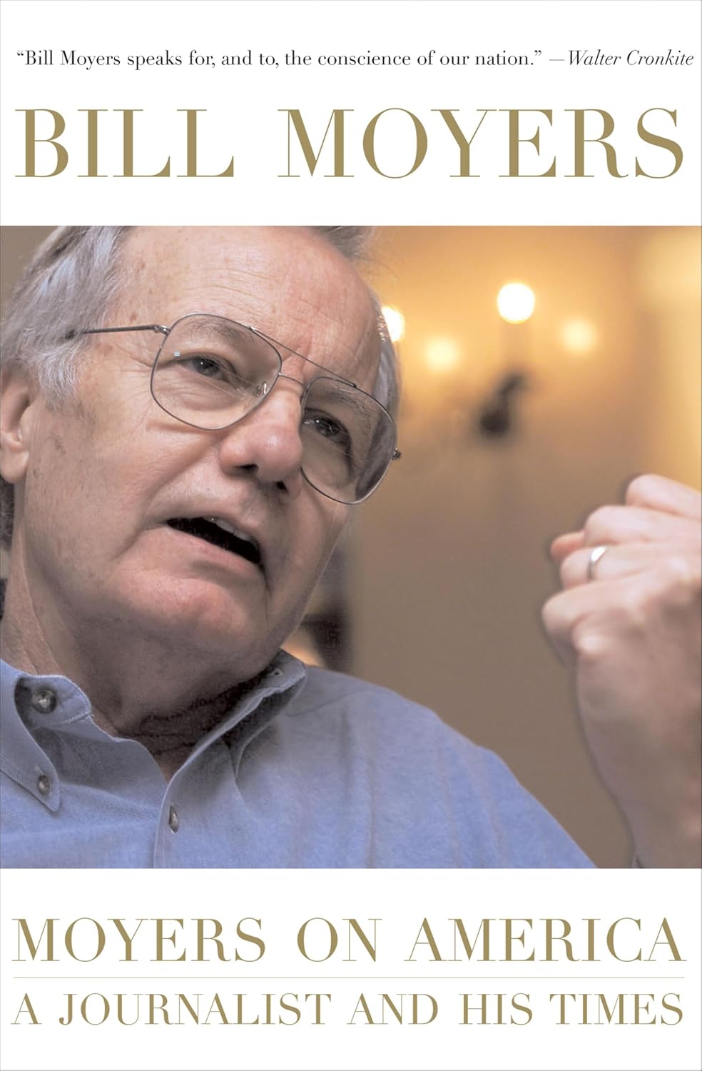 Moyers on America by Bill Moyers book cover