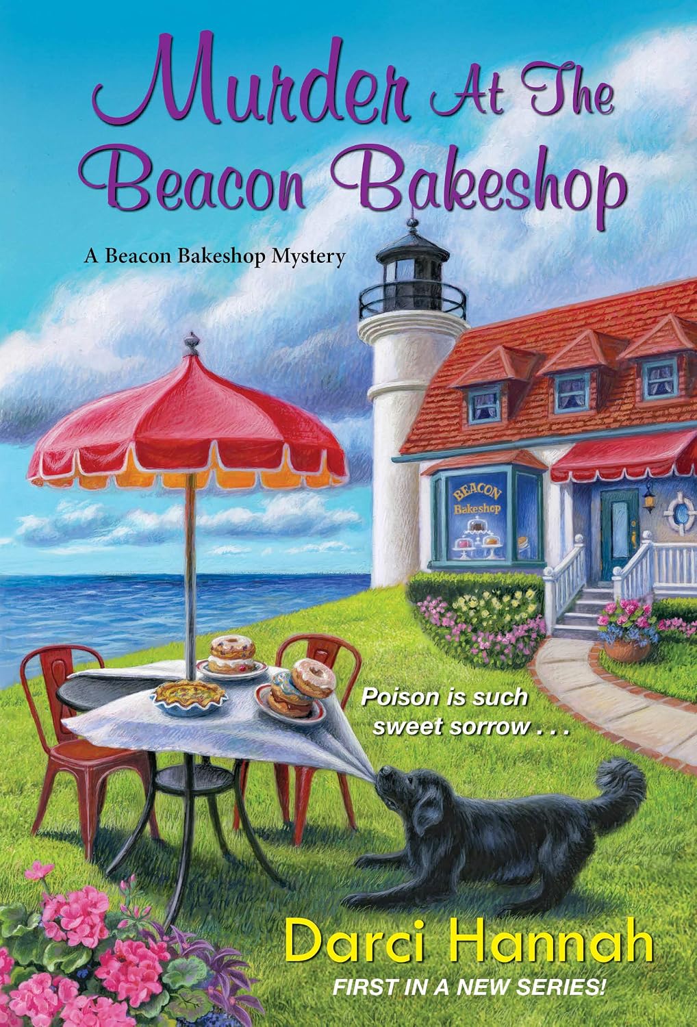 Murder at the Beacon Bakeshop by Darci Hannah book cover