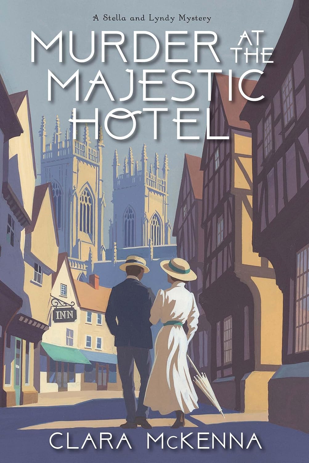 Murder at the Majestic Hotel by Clara McKenna book cover