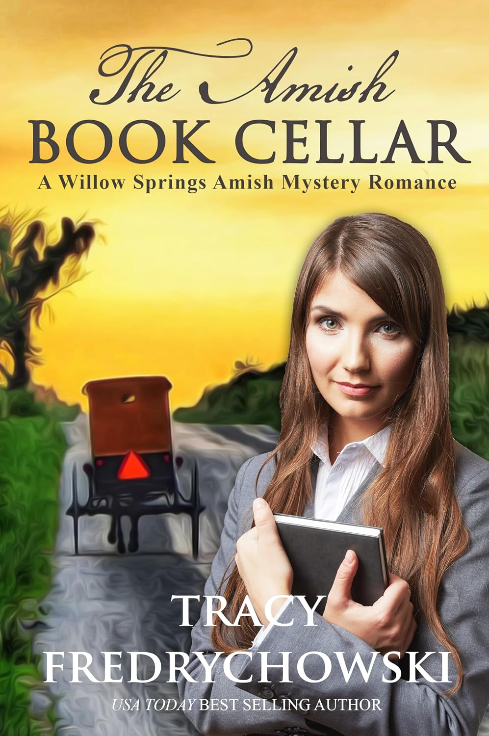 The Amish Book Cellar by Tracy Fredrychowski book cover