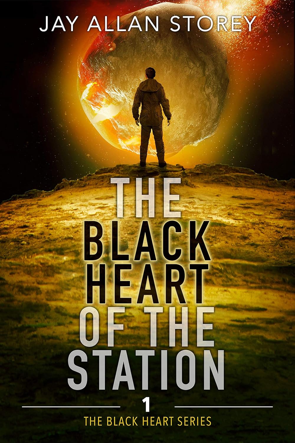 The Black Heart of the Station by Jay Allan Storey book cover
