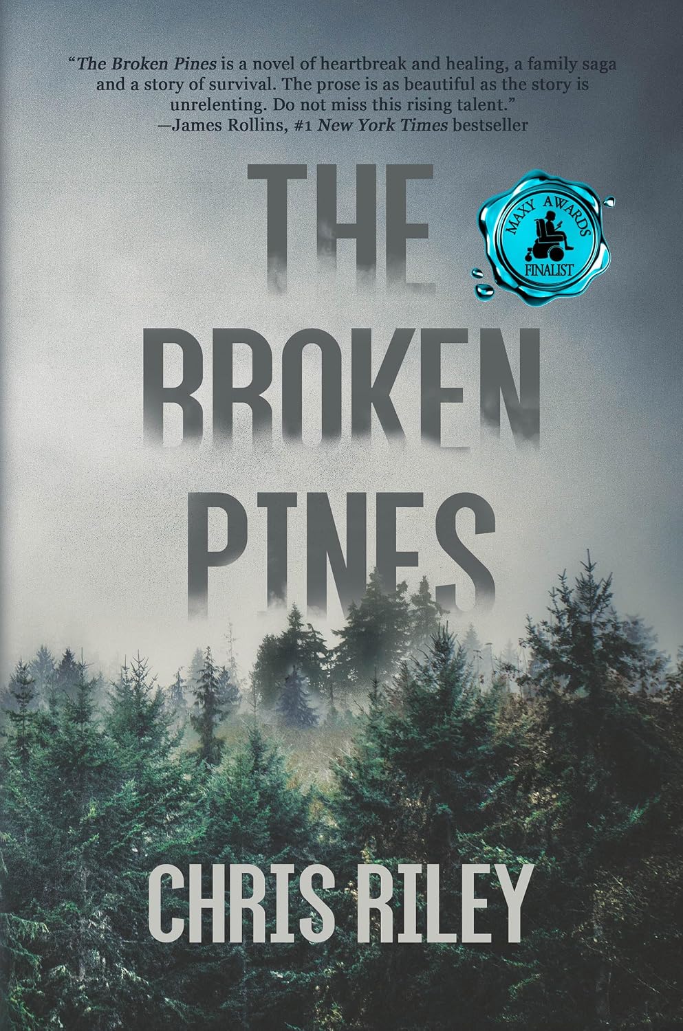 The Broken Pines by Chris Riley book cover