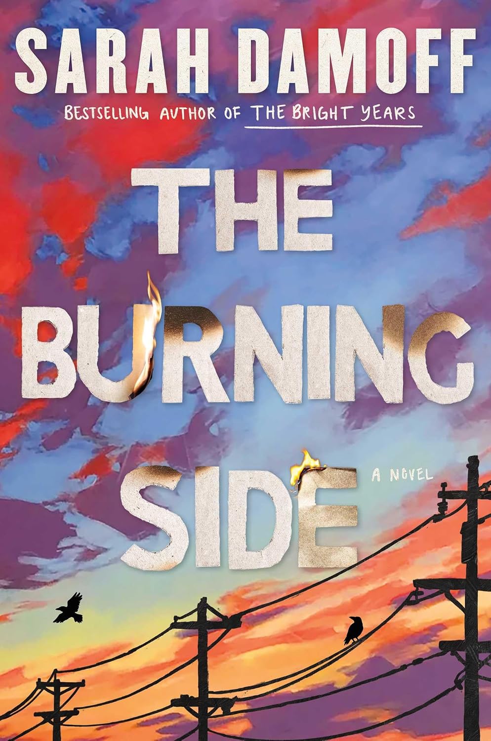 The Burning Side by Sarah Damoff book cover