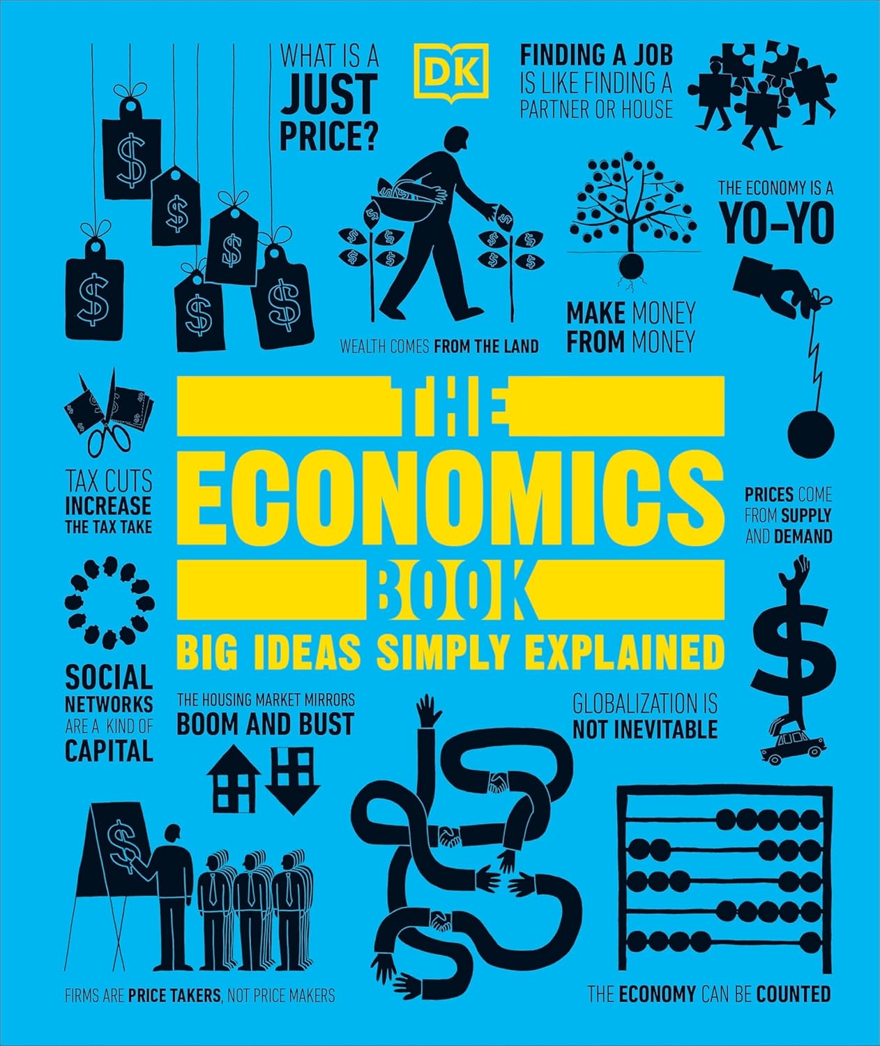 The Economics Book by DK Publishing book cover