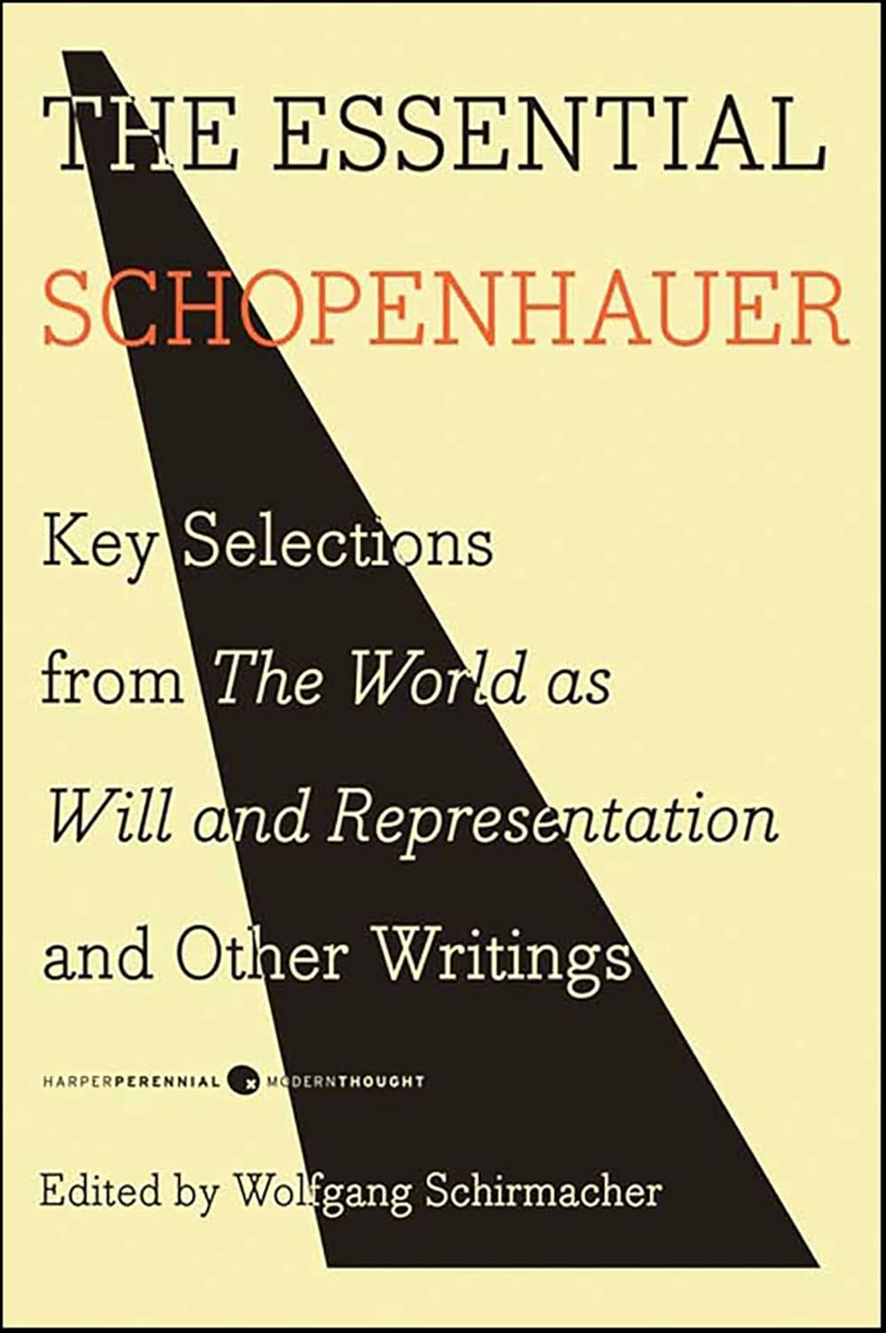 The Essential Schopenhauer by Arthur Schopenhauer book cover