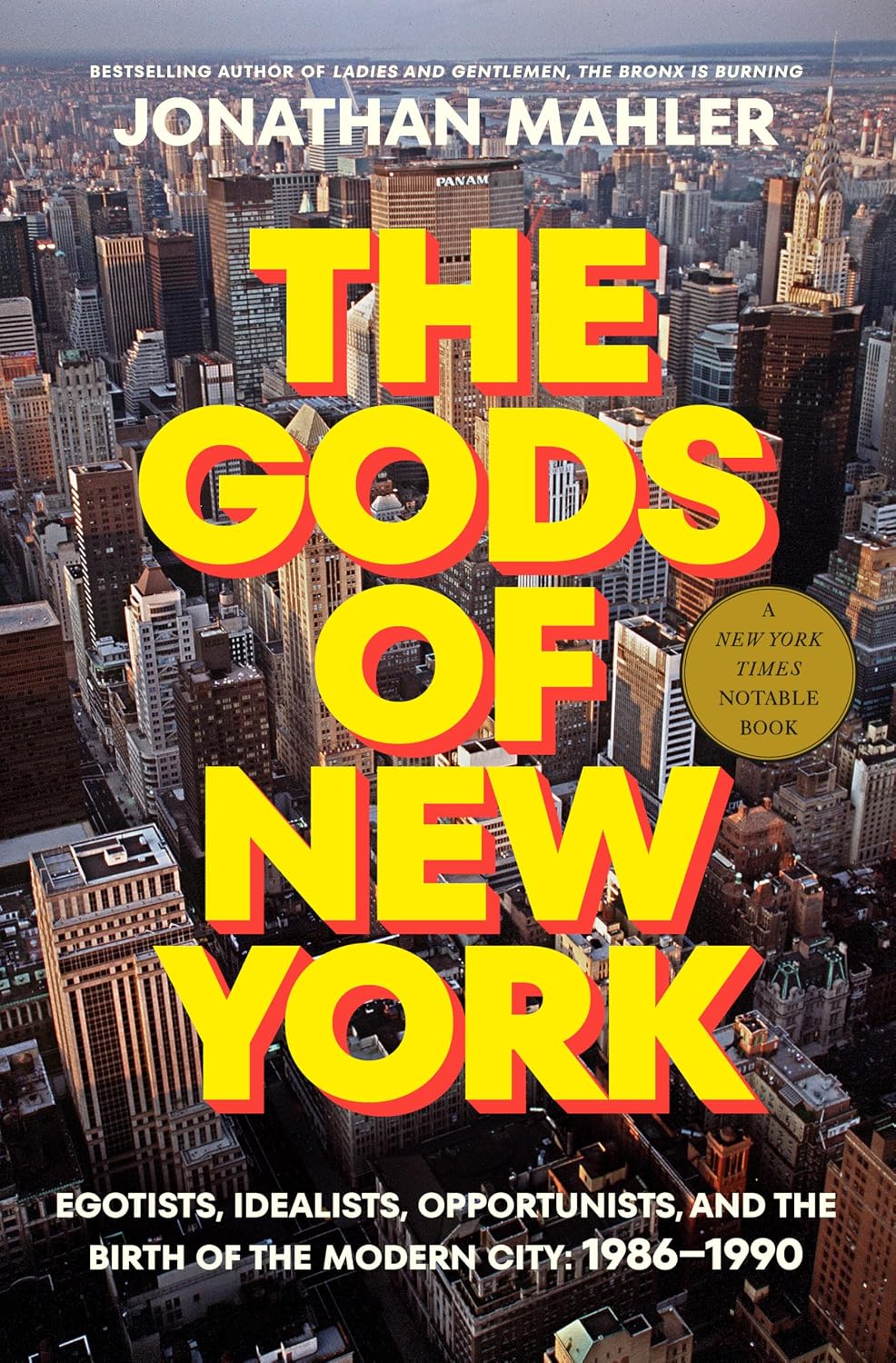 The Gods of New York by Jonathan Mahler book cover