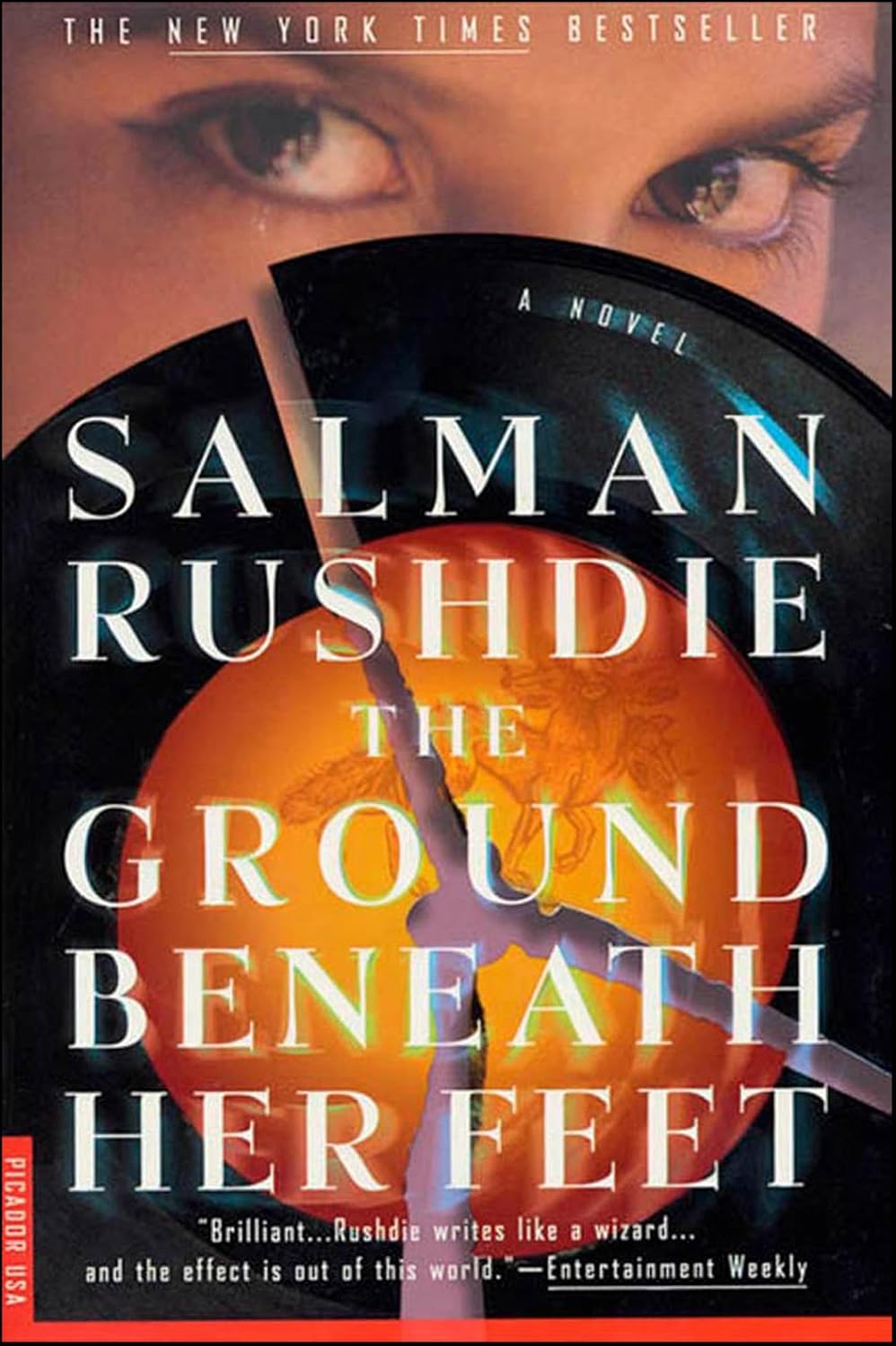 The Ground Beneath Her Feet by Salman Rushdie book cover