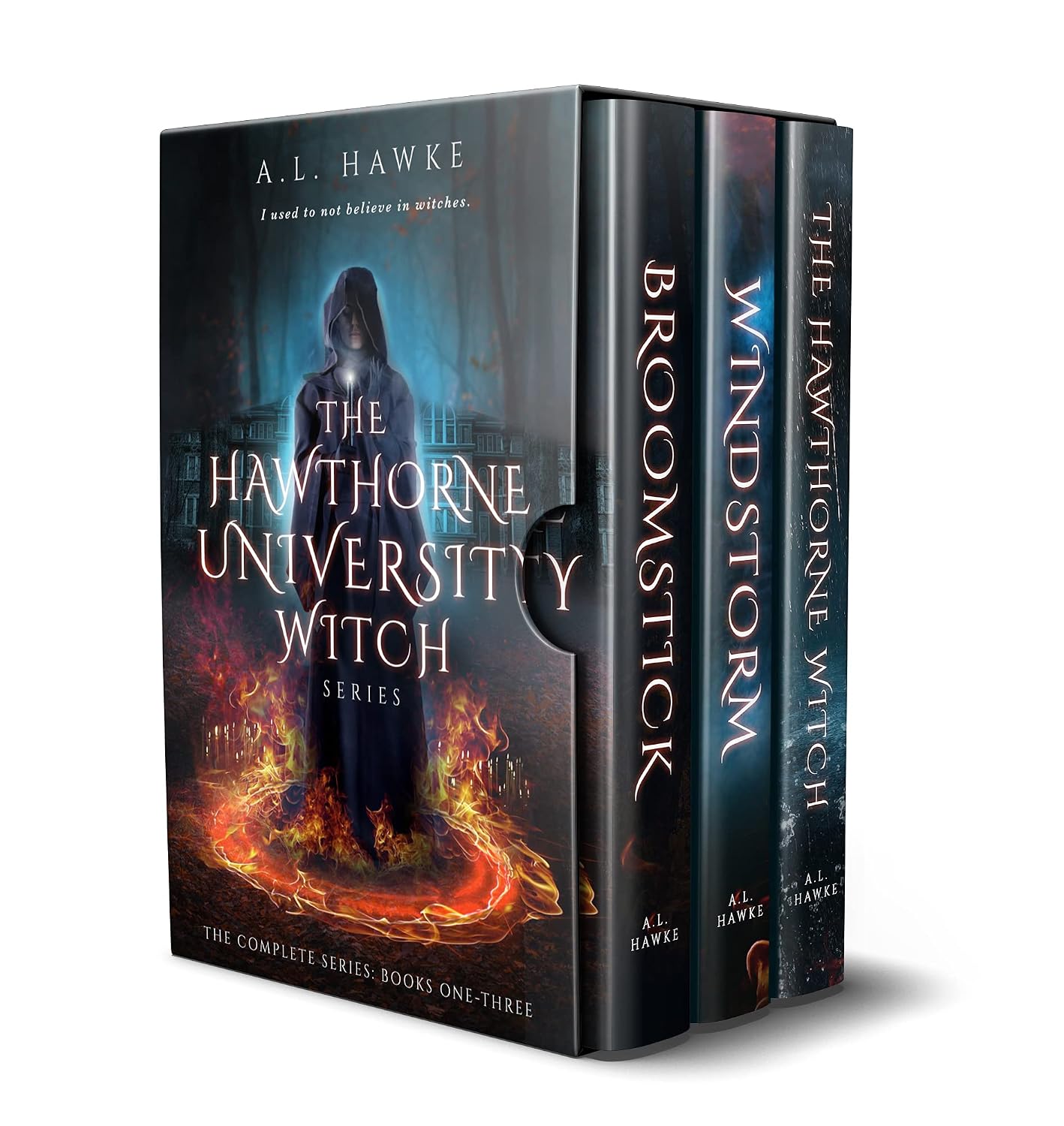 The Hawthorne University Witch Series (Books 1–3) by A.L. Hawke book cover