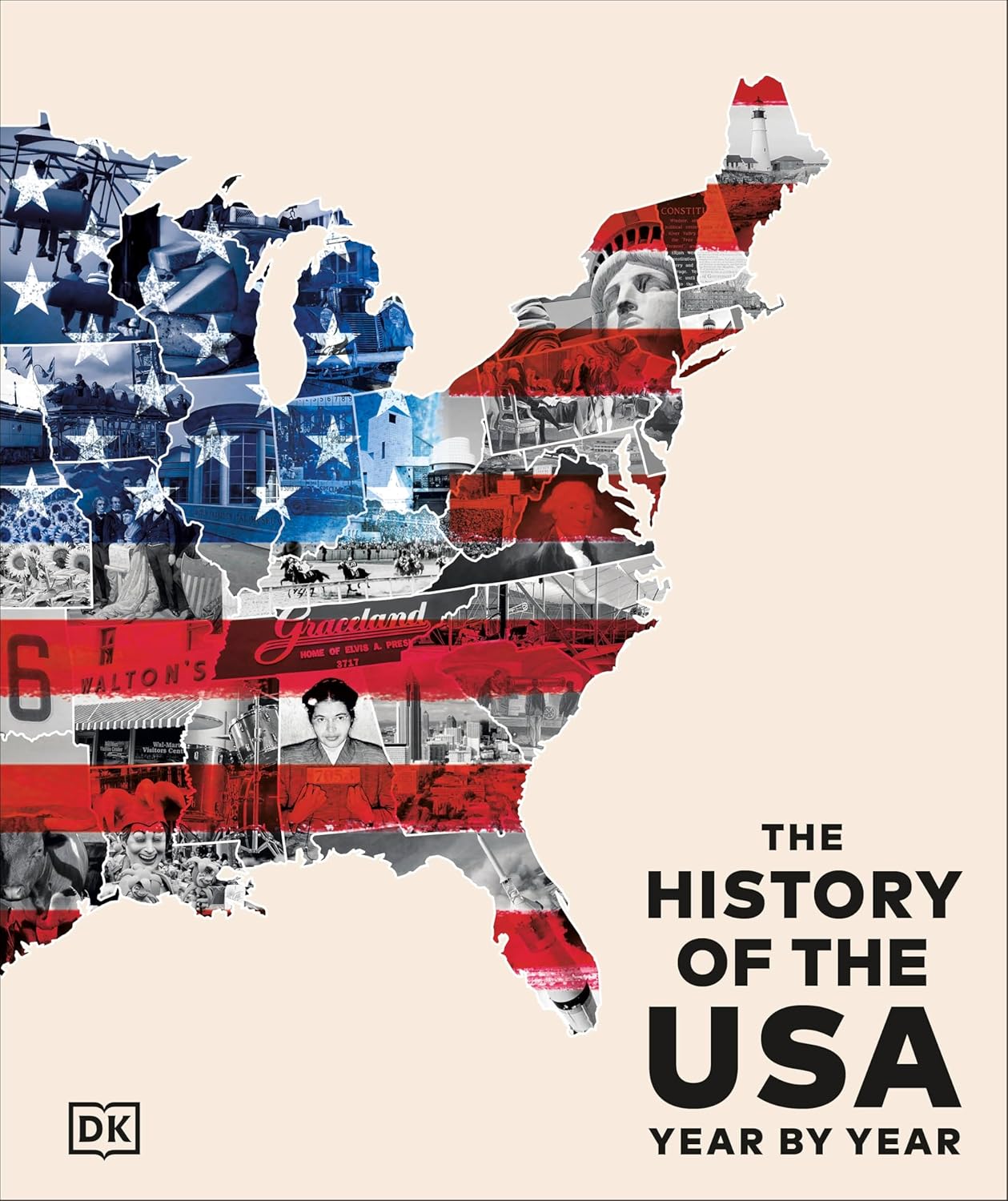 The History of the USA Year by Year by DK Publishing book cover
