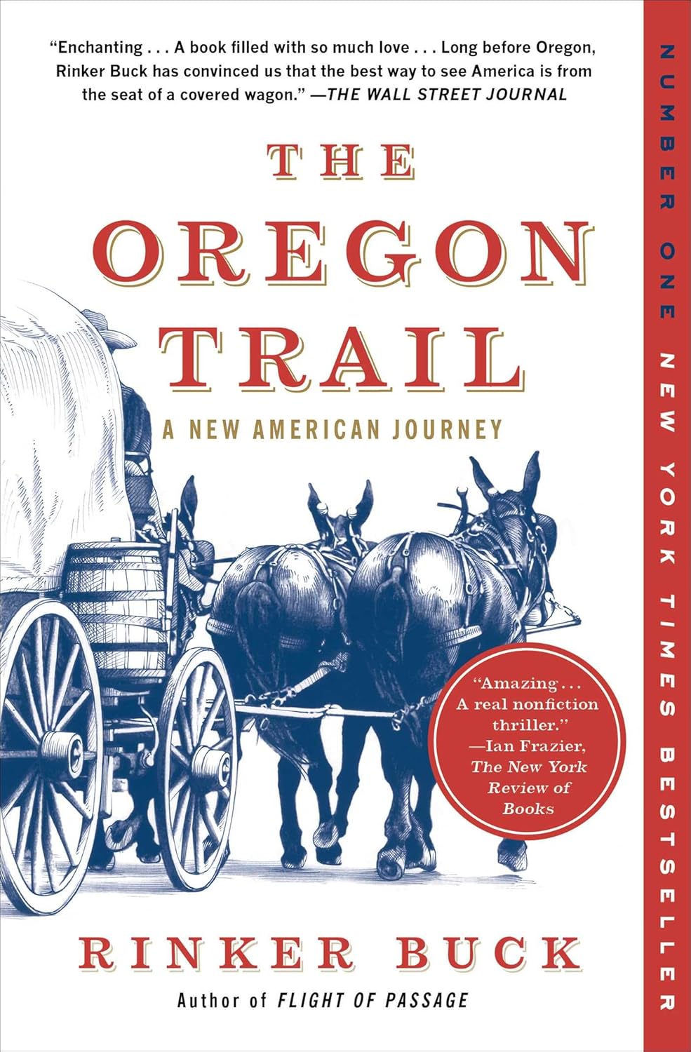 The Oregon Trail by Rinker Buck book cover