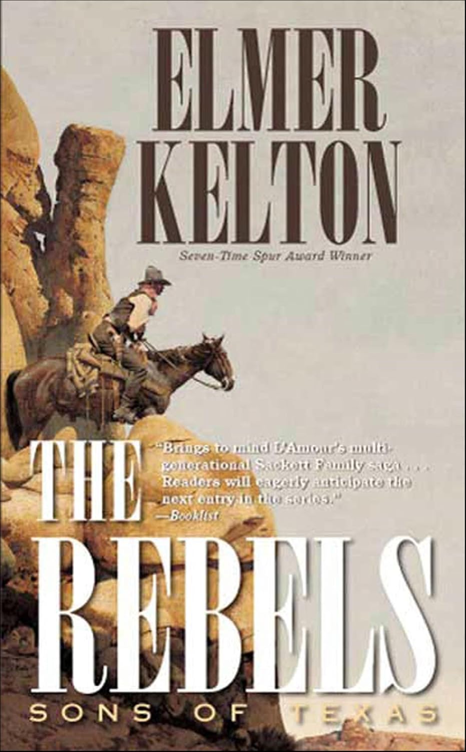 The Rebels by Elmer Kelton book cover
