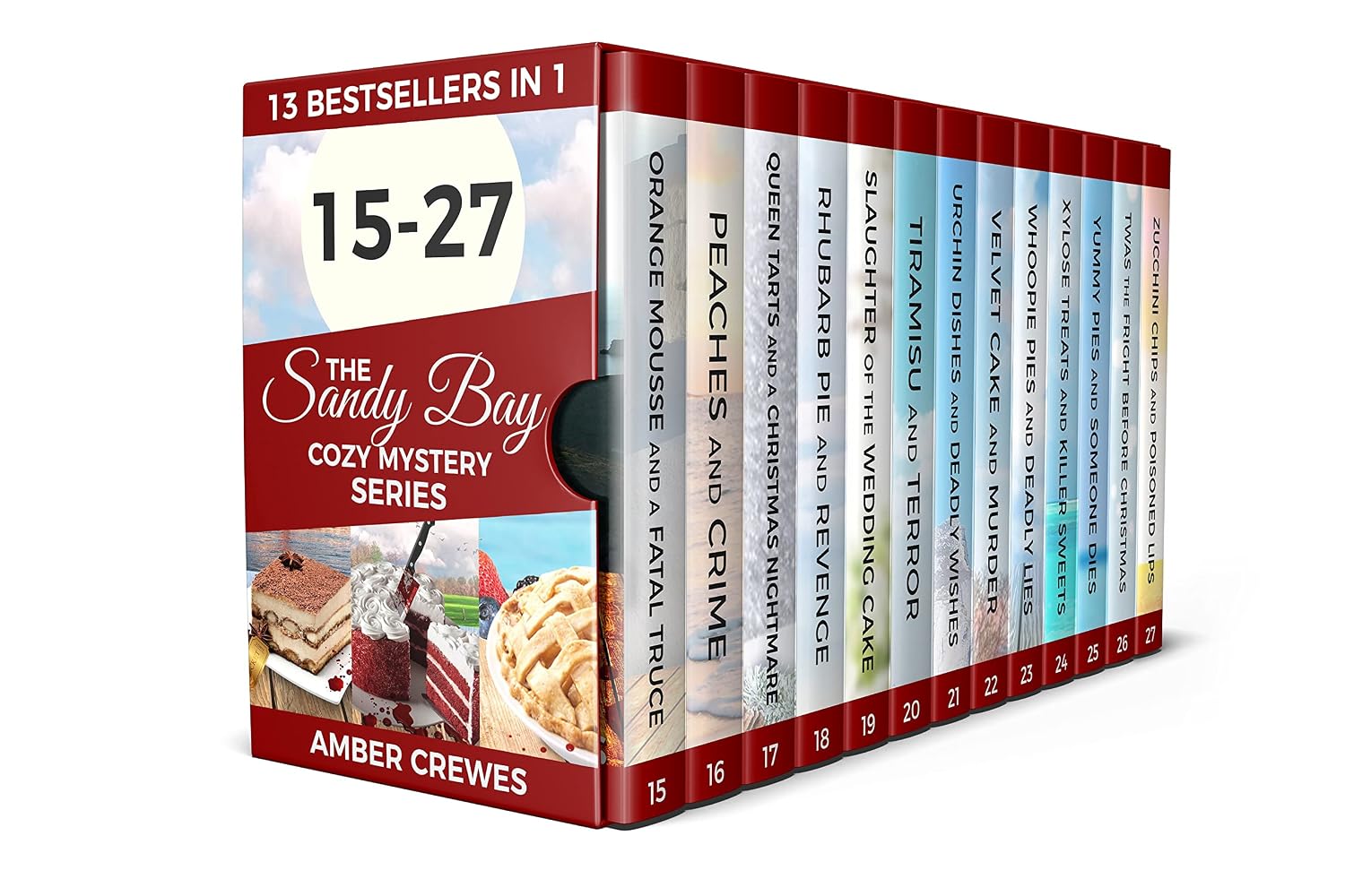 The Sandy Bay Cozy Mystery Series (Books 15–27) by Amber Crewes book cover