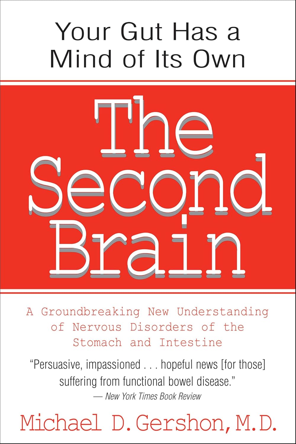 The Second Brain by Michael D. Gershon book cover