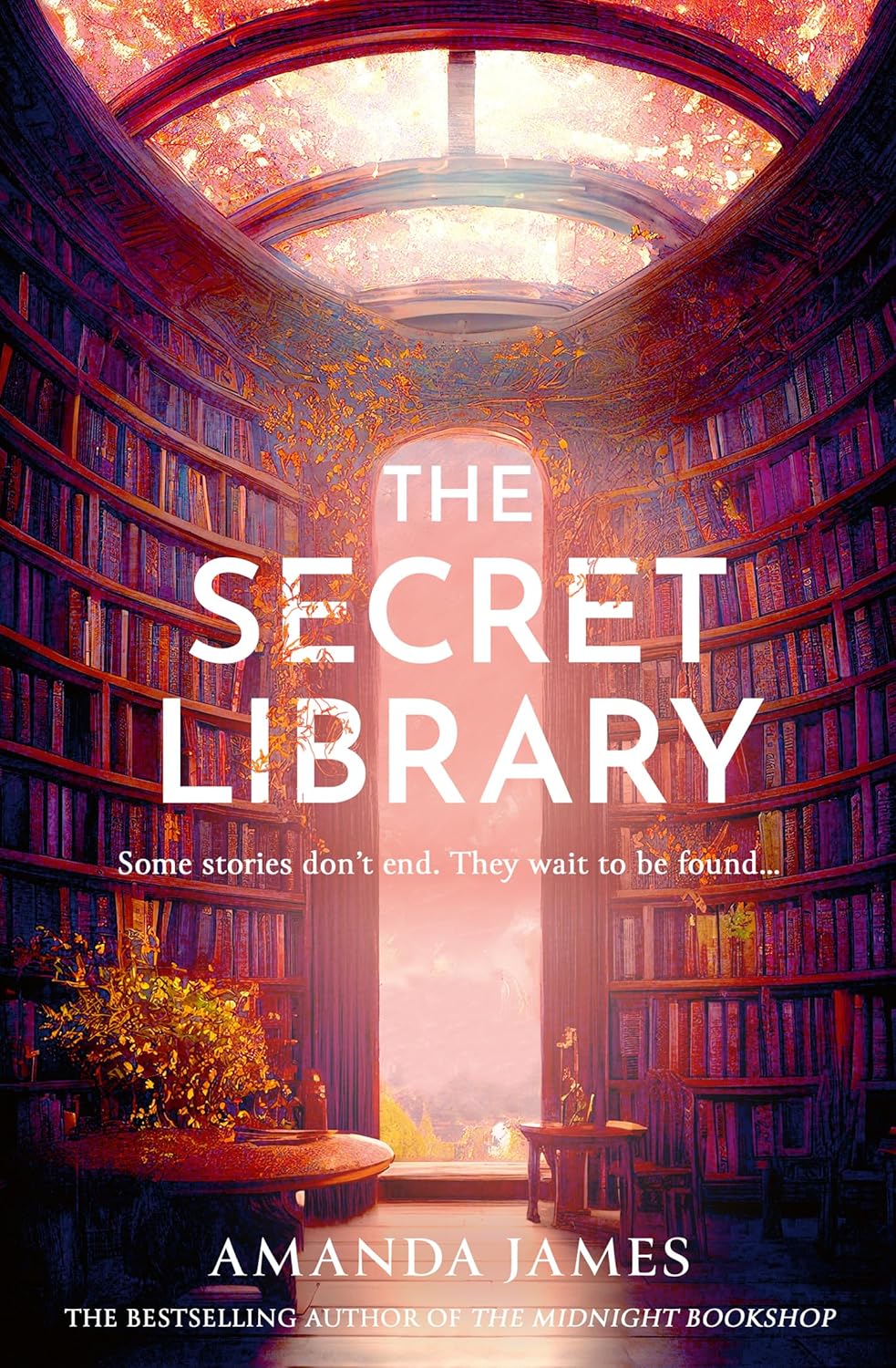 The Secret Library by Amanda James book cover