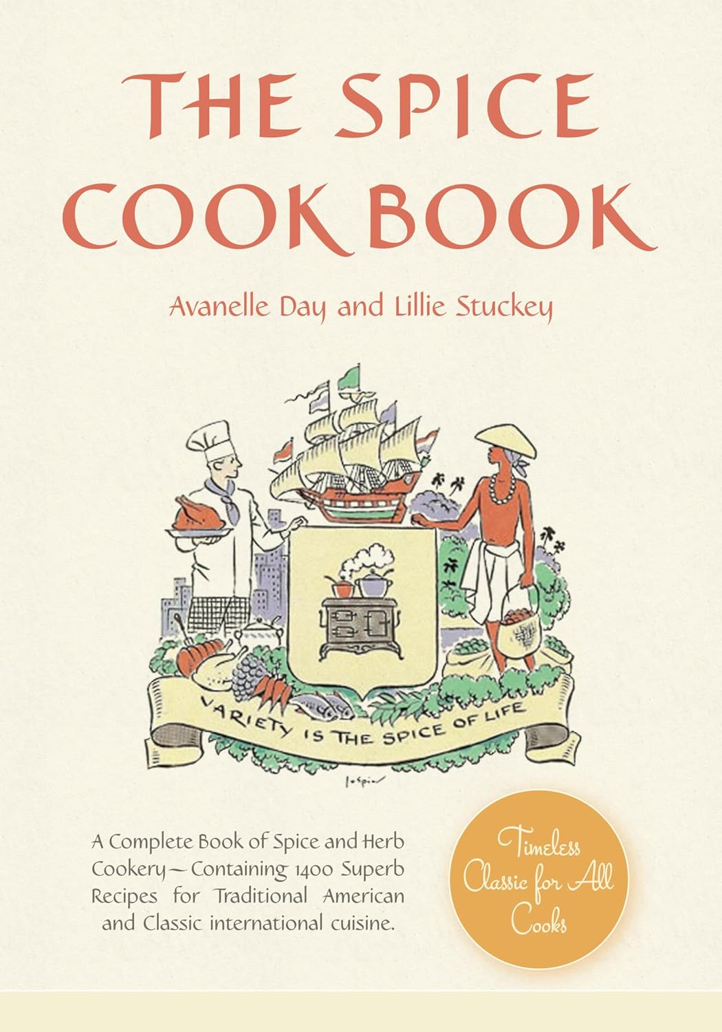 The Spice Cookbook by Avanelle Day book cover