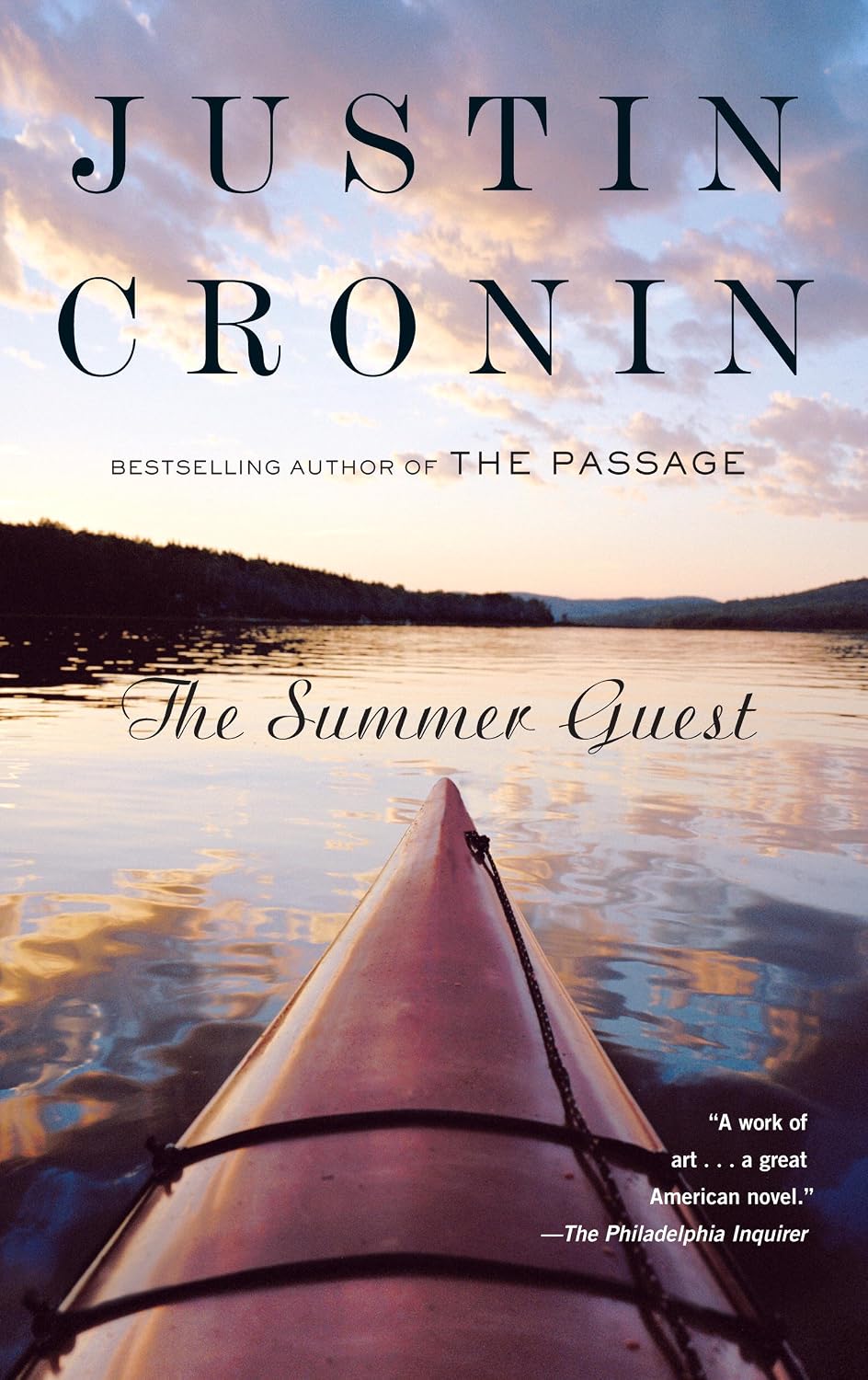 The Summer Guest by Justin Cronin book cover