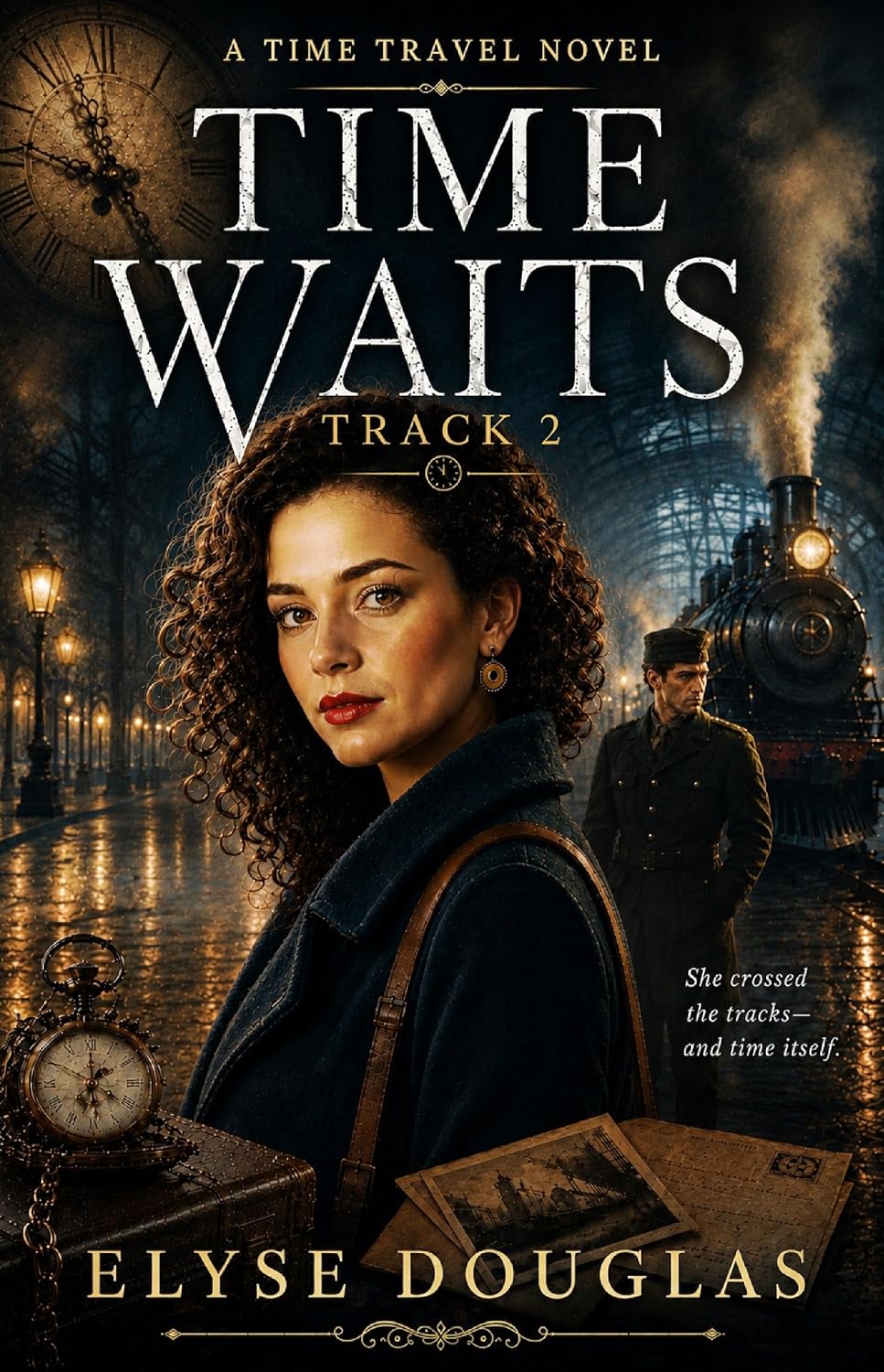 Time Waits by Elyse Douglas book cover