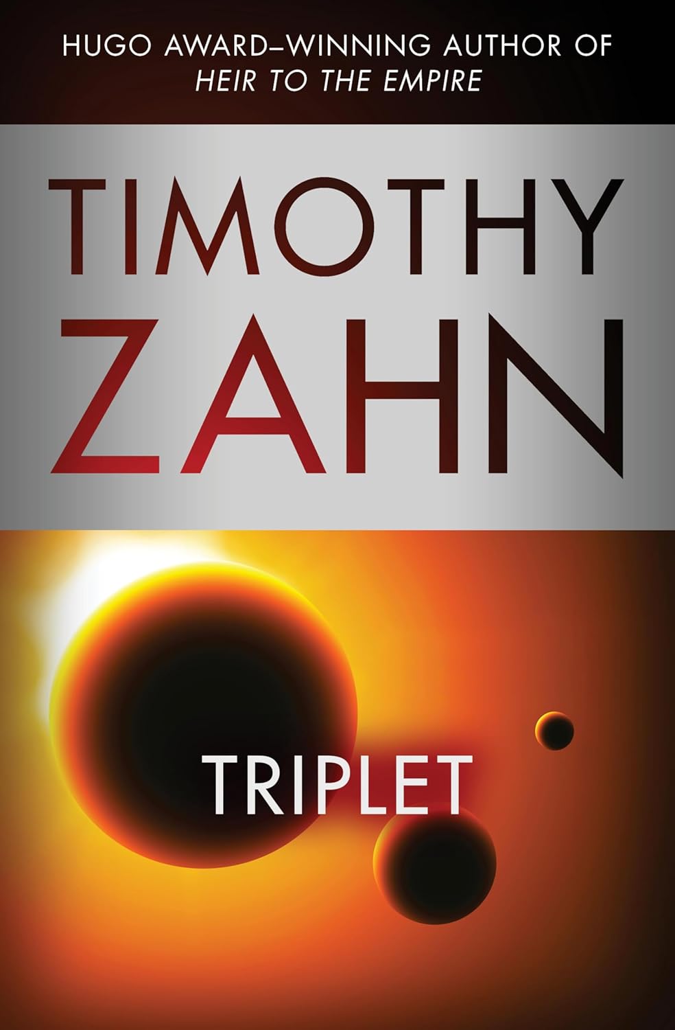 Triplet by Timothy Zahn book cover