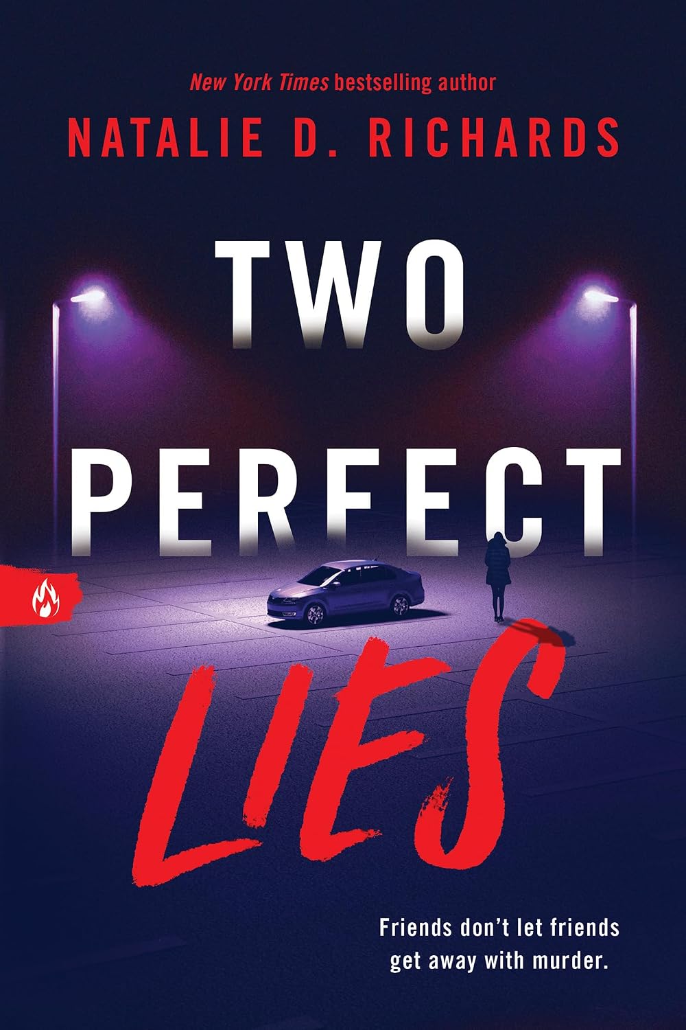 Two Perfect Lies by Natalie D. Richards book cover