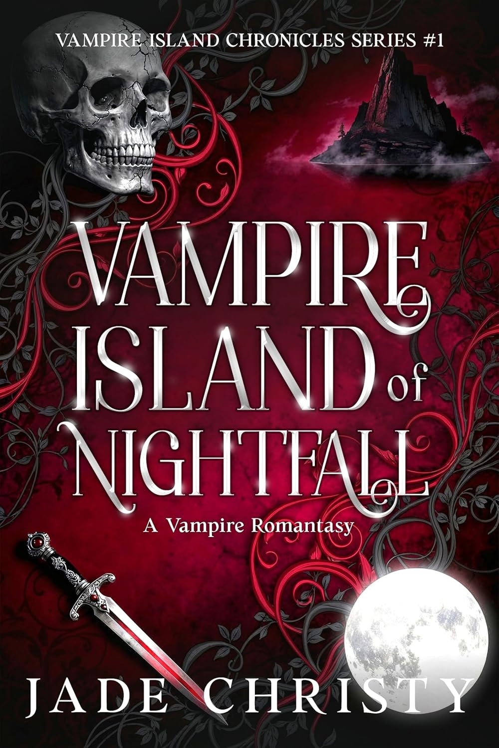 Vampire Island of Nightfall by Jade Christy book cover