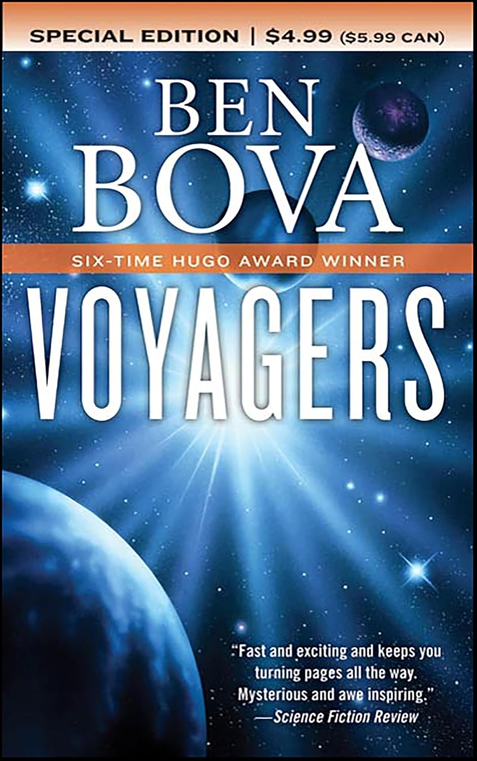 Voyagers by Ben Bova book cover