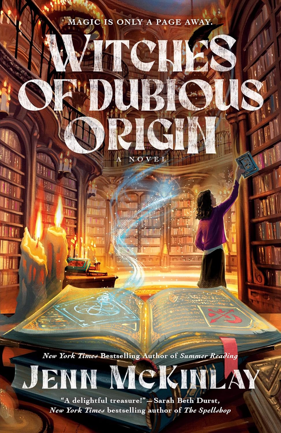 Witches of Dubious Origin by Jenn McKinlay book cover